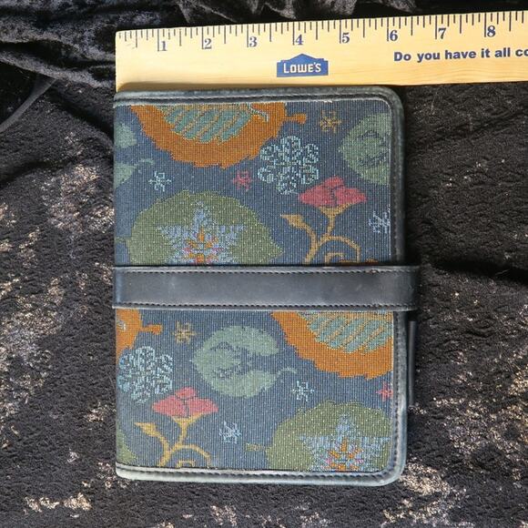 Vintage Leather Trim Day-Timer Planner Seddon Ryan Wylde boho READ Witch Nature - Picture 6 of 12